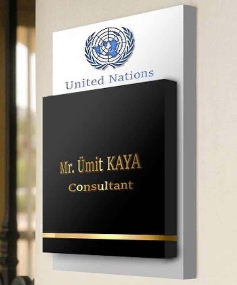 Ümit Kaya Birleşmiş Milletler Danışmanı